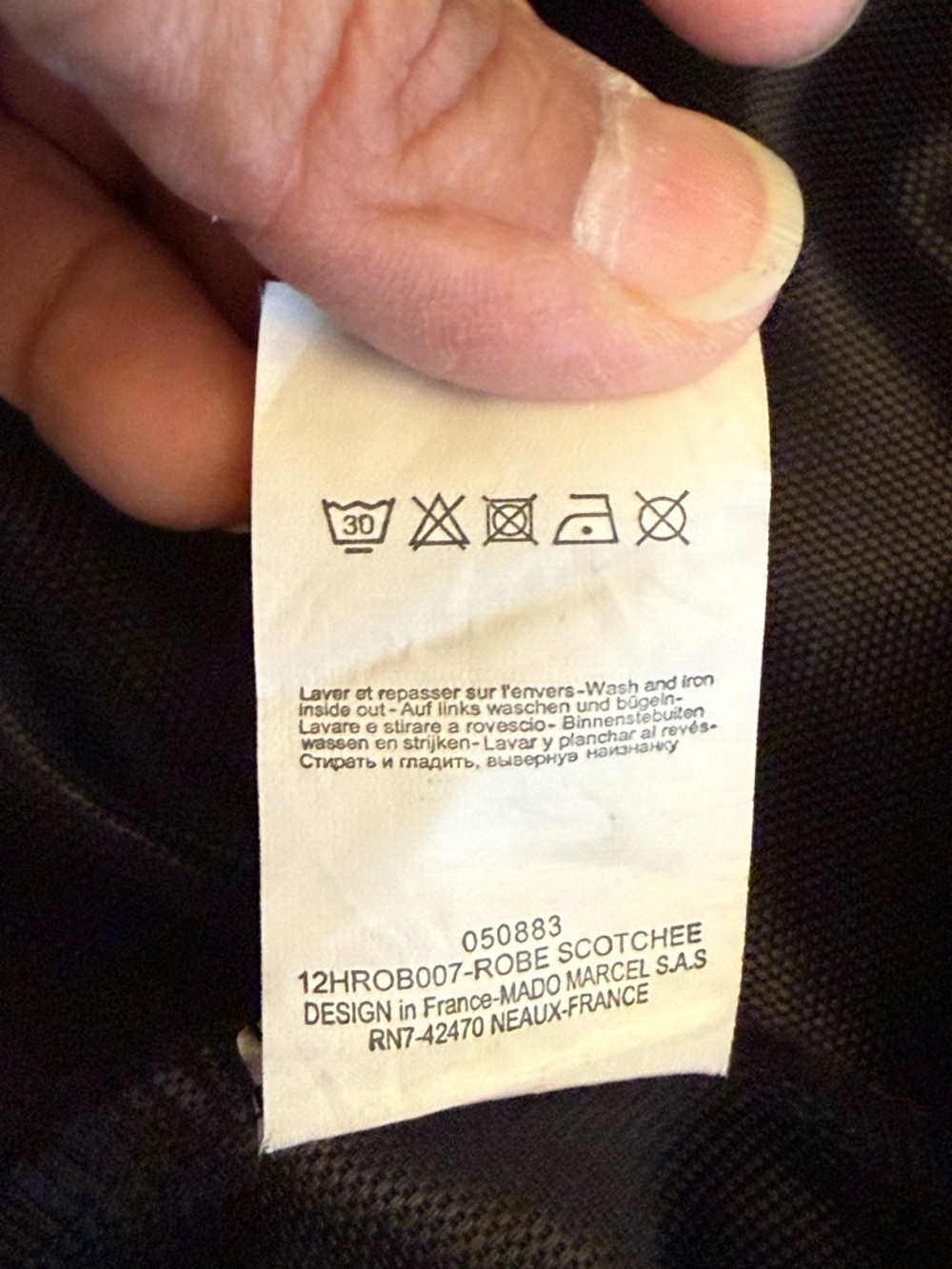 Mia Soana Black Sleeveless Tunic Dress Sz 40 Art To Wear Cow Neck Patchwork Euro - Picture 7 of 9